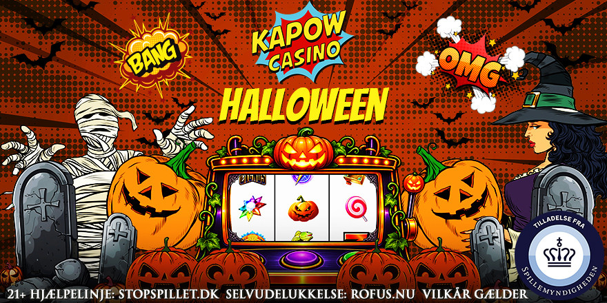 Tag til Halloween på Kapow og vind Free Spins og præmier