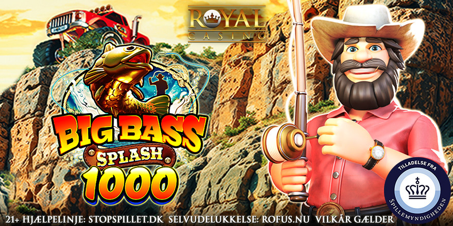 Gratis spins på Big Bass Splash 1000