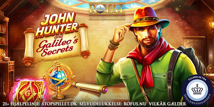 Free Spins til John Hunter and Galileos Secrets