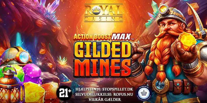 Gratis Spins på Action Boost Max Gilded Mines