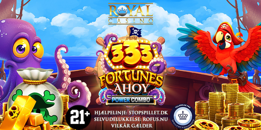Gratis Spins på 333 Fortunes Ahoy Power Combo