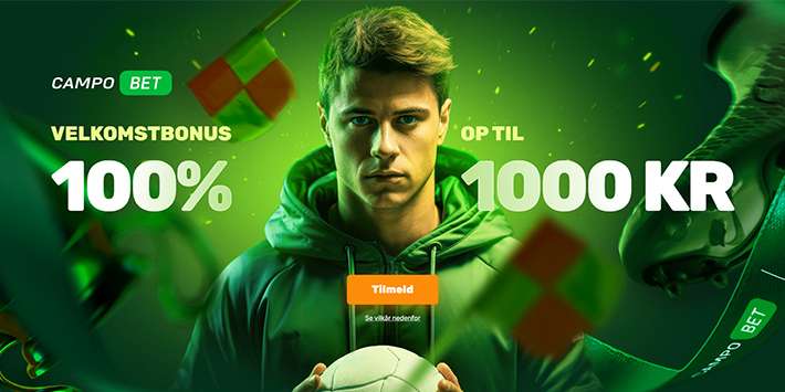 Få 1.000 kr. sportsbonus på CampoBet