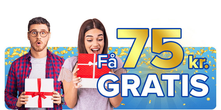 Få 75 kr. gratis bonus