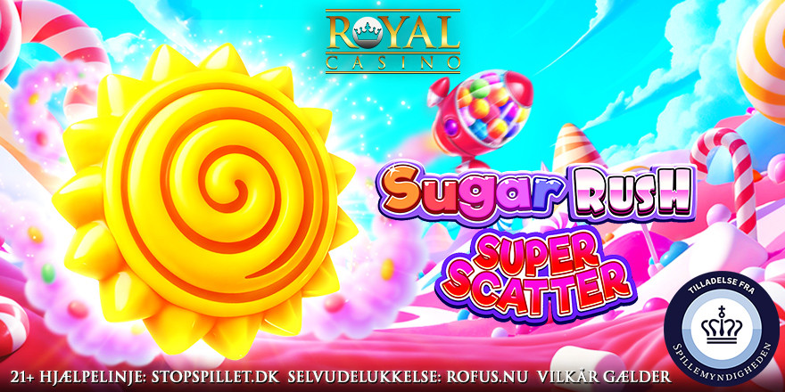 Gratis spins på Sugar Rush Super Scatter
