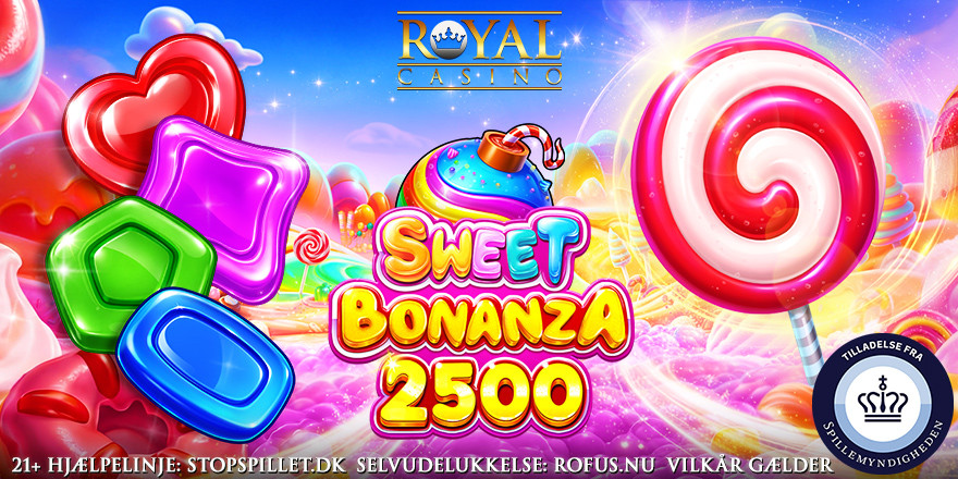 Gratis spins på Sweet Bonanza 2500
