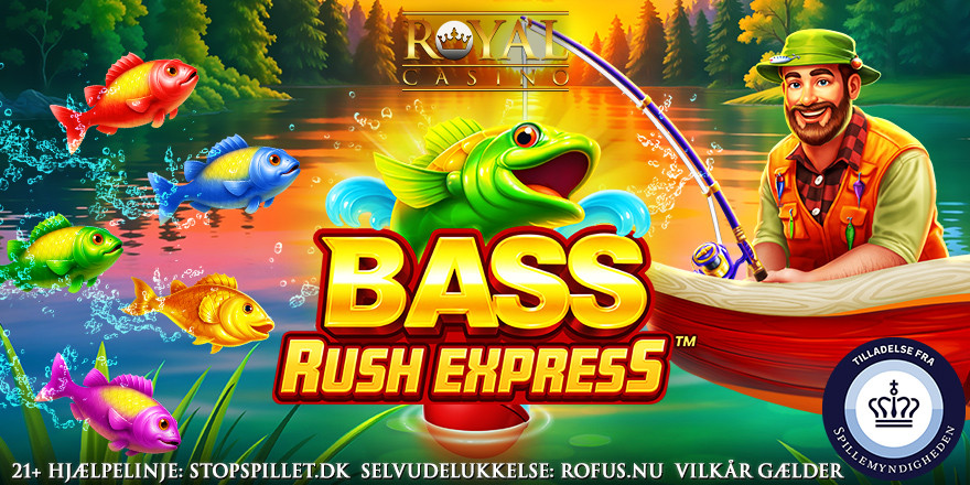 Eksisterende spillere: Gratis spins på Bass Rush Express 