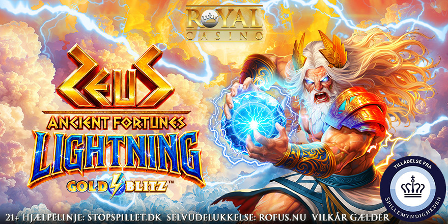 Gratis spins på Ancient Fortunes Zeus Gold Blitz Lightning 