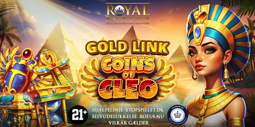 Gratis spins på Gold Link Coins of Cleo