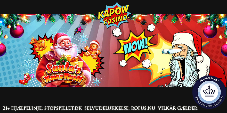4. Advent: Få 5 Gratis Spins til Santa's Xmas Rush