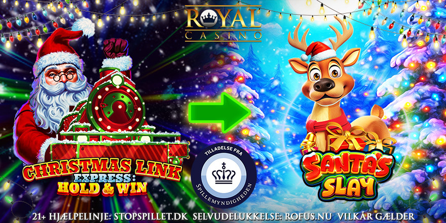 Få 100 Free Spins på Santa's Slay