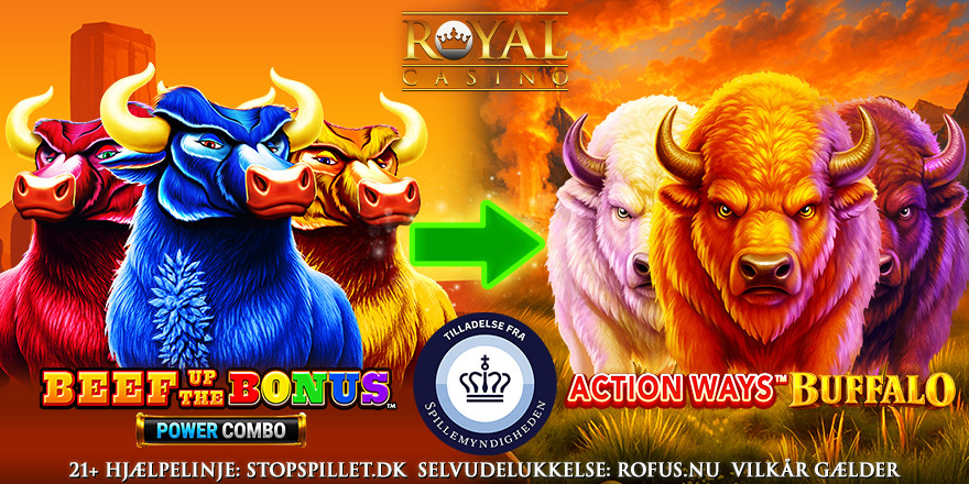 Få 25 Free Spins på Action Ways Buffalo