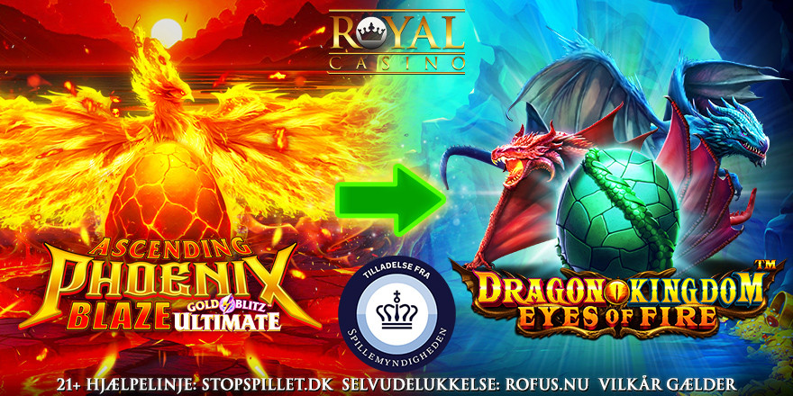 Eksisterende spillere: Få 100 Free Spins på Dragon Kingdom Eyes of Fire 
