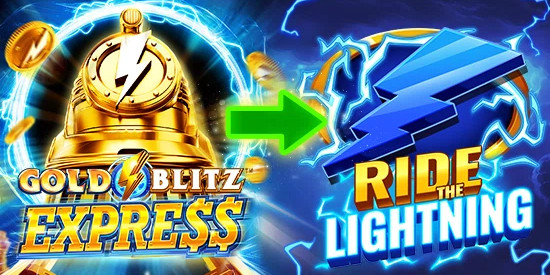 Få 100 Free Spins på Ride the Lightning