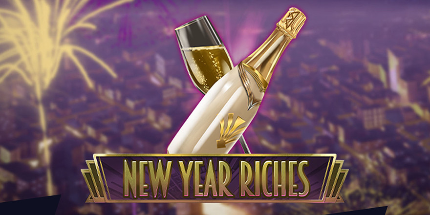 Nytårsspins: Få 10 gratis spins til New Year Riches på Betano