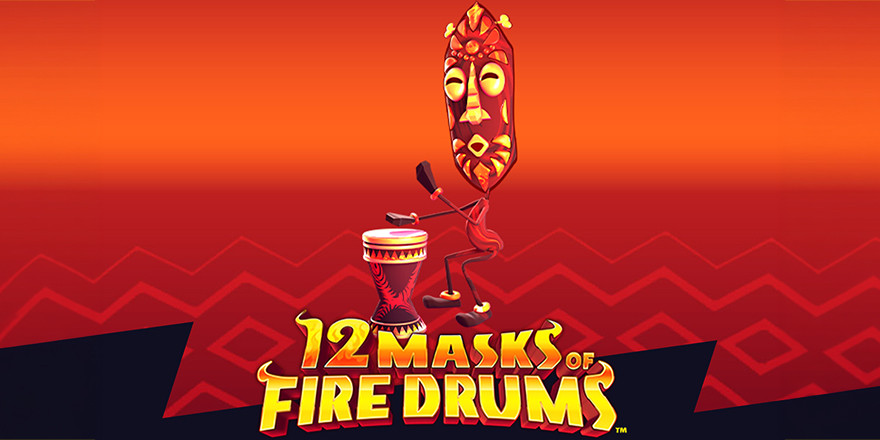 Eksisterende spillere: Få 10 Free Spins på 12 Masks of Fire Drums
