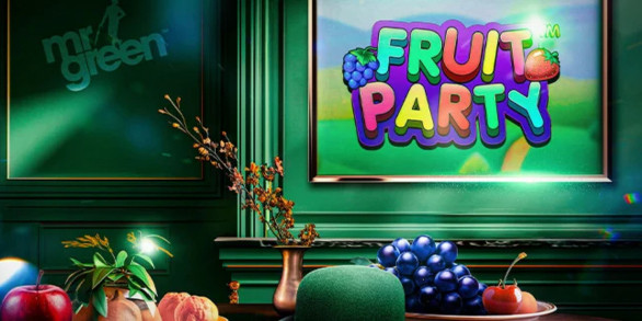 Få 25 Free Spins til Fruit Party på Mr Green