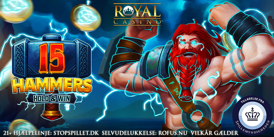 Free Spins på 15 Hammers Hold and Win