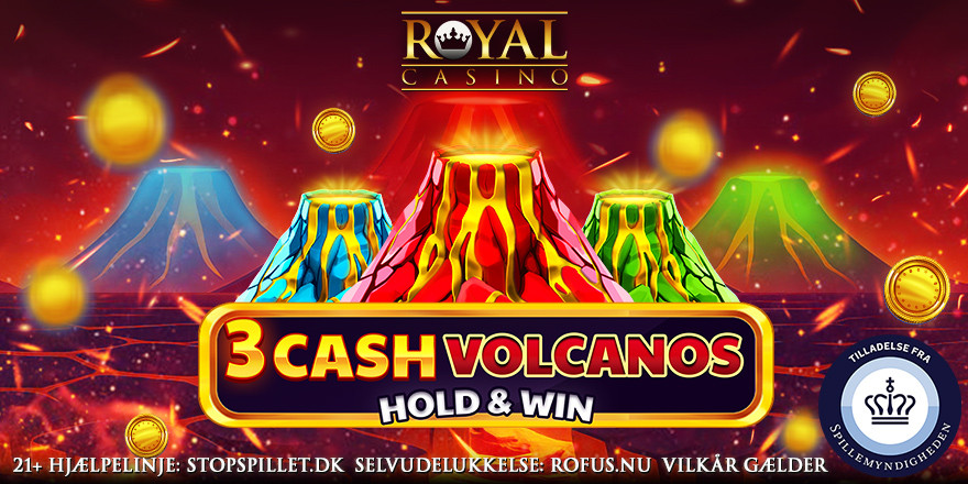 Eksisterende spillere: Free Spins på 3 Cash Volcanos Hold and Win
