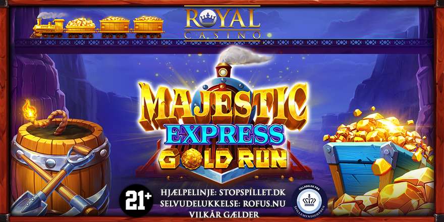 Free Spins på Majestic Express Gold Run
