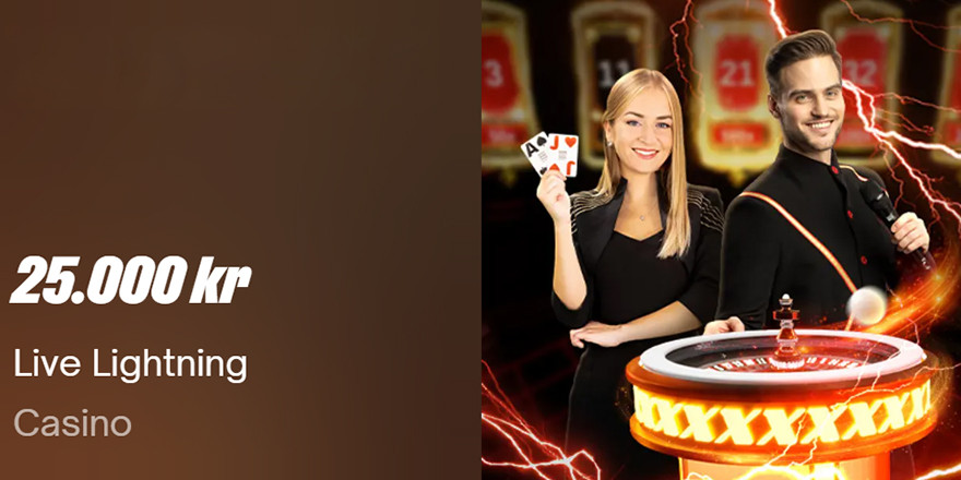 Live Lightning-turnering: Spil med om 25.000 kr. i ekstrapræmier