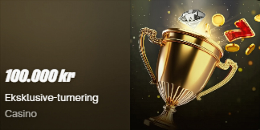 Eksklusive Turnering: Spil med om 100.000 kr.