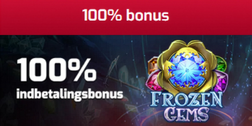 Få 100% Frozen Gems bonus på Spilleautomaten.dk