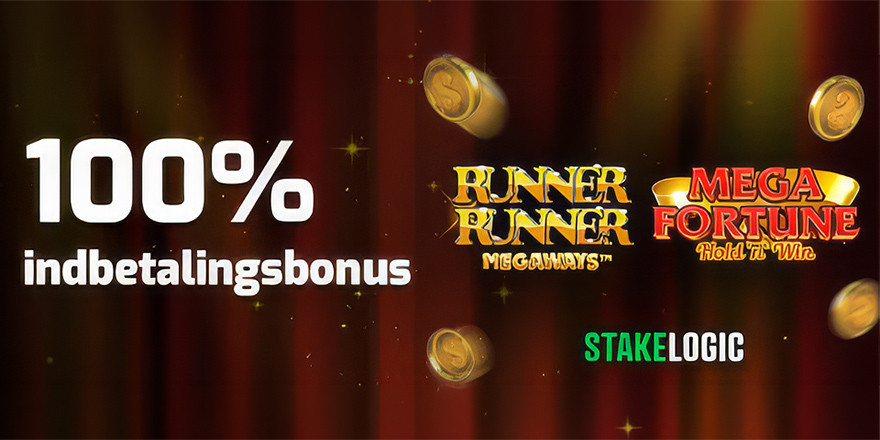 Få 100% Stakelogic bonus på Spilleautomaten.dk