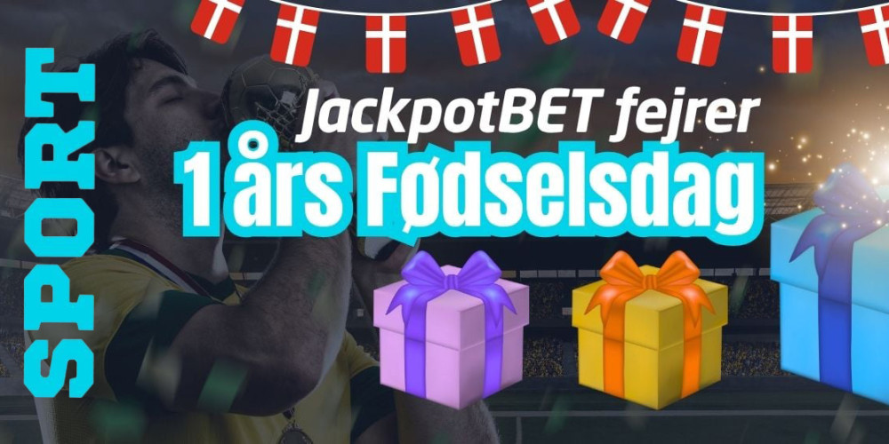 Få en 100% fødselsdagsbonus på JackpotBet