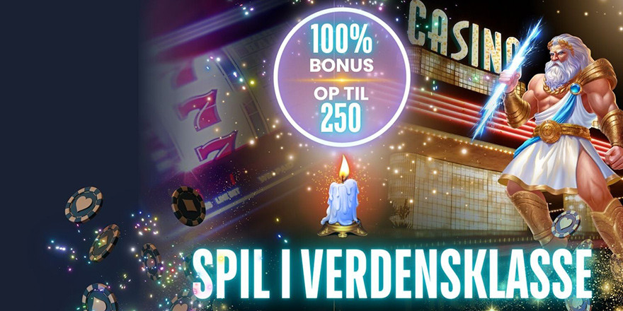 Få en Casino Bonus på 250 kr. på JackpotBet