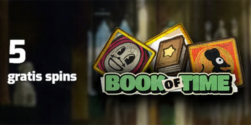 Eksisterende spillere: Få 5 Free Spins til Book of Time