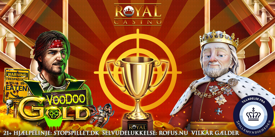Optjen 100 Free Spins til Voodoo Gold på Royal Casino
