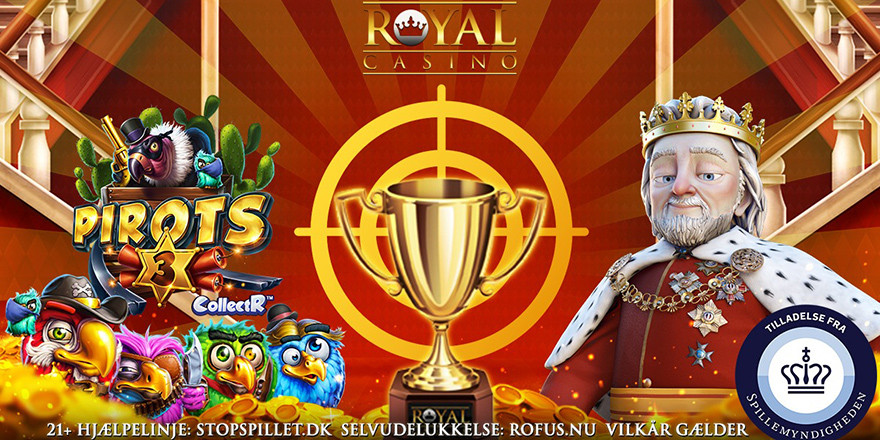 Optjen 50 Free Spins til Pirots 3 på Royal Casino