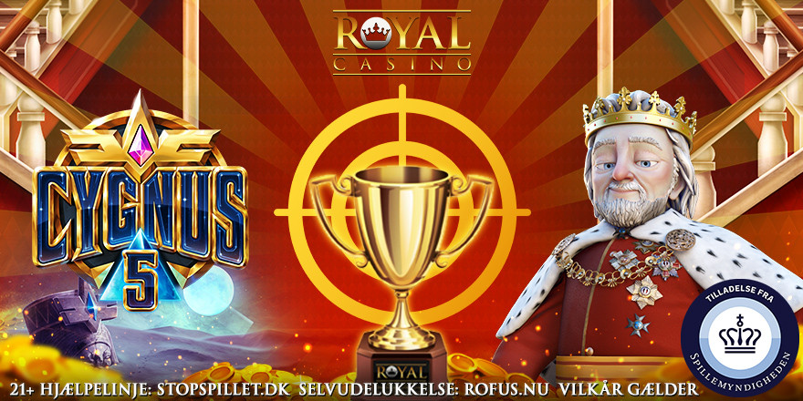 Optjen 50 Free Spins til Cygnus 5 på Royal Casino