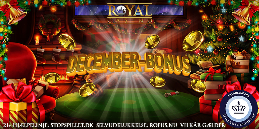 Få en 100% Julebonus på 100 kr. 