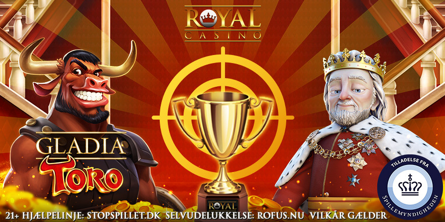 Optjen 100 Free Spins til Gladiatoro på Royal Casino