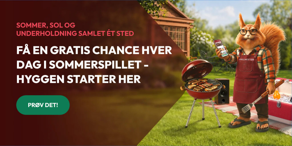 Spil Sommerspillet gratis hver dag på Casinostuen