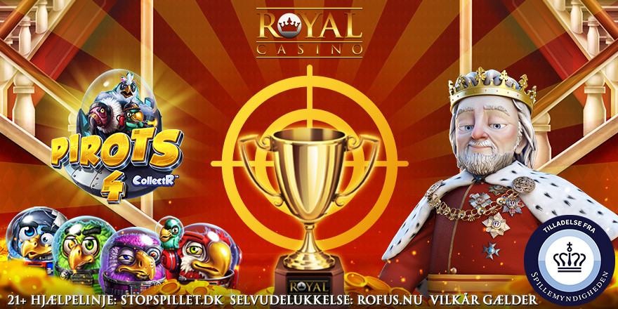 Optjen 100 Free Spins til Pirots 4 på Royal Casino