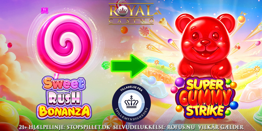Få 100 Free Spins på Super Gummy Strike
