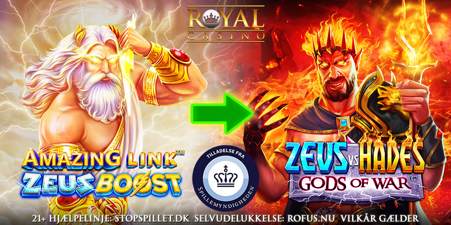 Få 50 Free Spins på Zeus vs Hades Gods of War