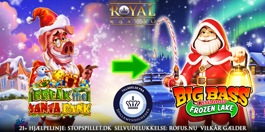 Få 100 Free Spins på Big Bass Christmas Frozen Lake