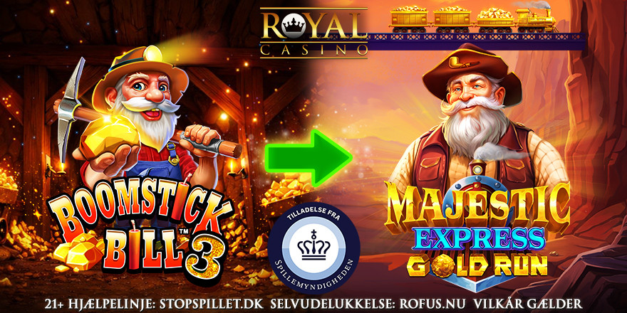 Eksisterende spillere: Få 100 Free Spins på Majestic Express Gold Run 