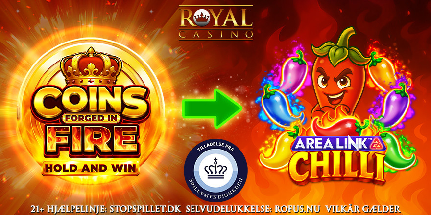 Få 20 Free Spins på Area Link Chilli