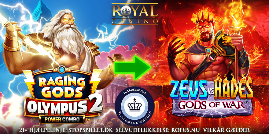 Få 100 Free Spins på Zeus vs. Hades Gods of War