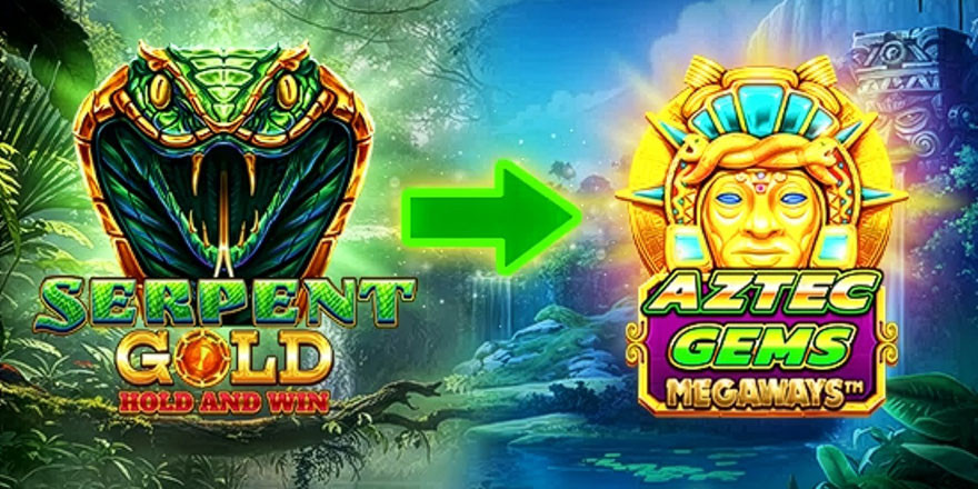 Få 100 Free Spins på Aztec Gems Megaways