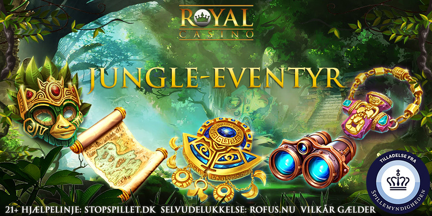 Tag på Jungle-Eventyr hver dag på Royal Casino