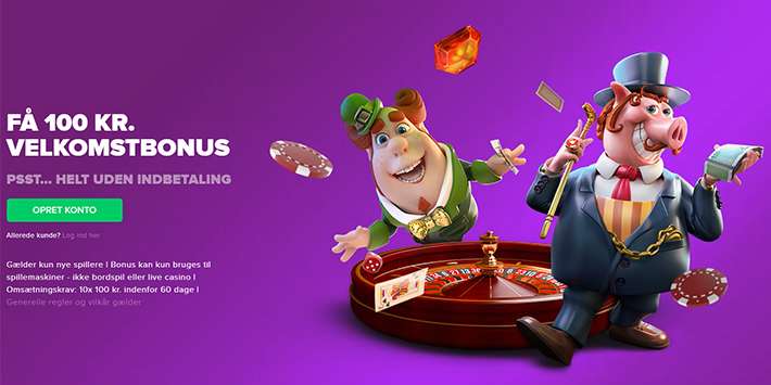 Få 100 kr. gratis bonus på Casino.dk