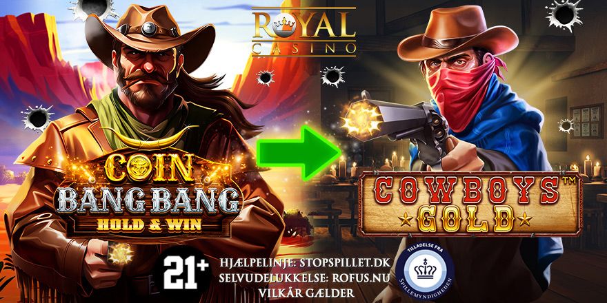 Få 100 Free Spins på Cowboy's Gold
