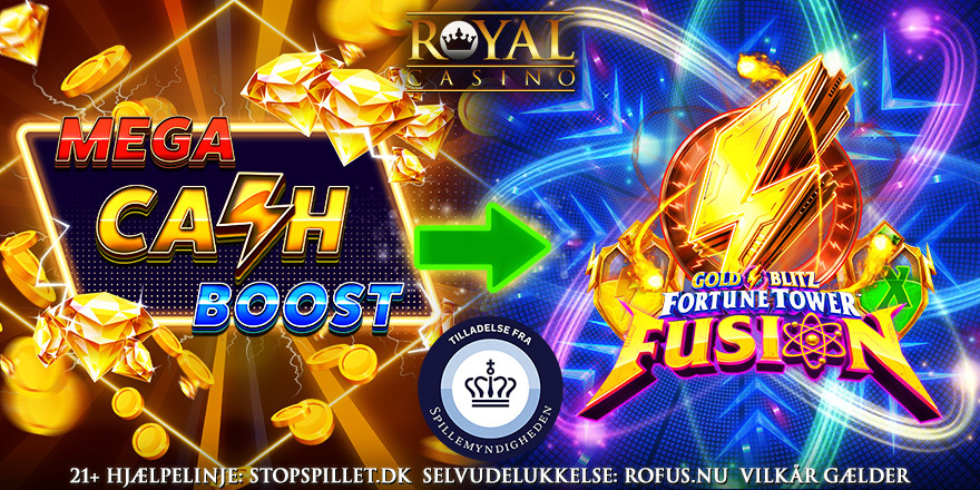 Eksisterende spillere: Få 5 Super Spins på Gold Blitz Fortune Tower Fusion