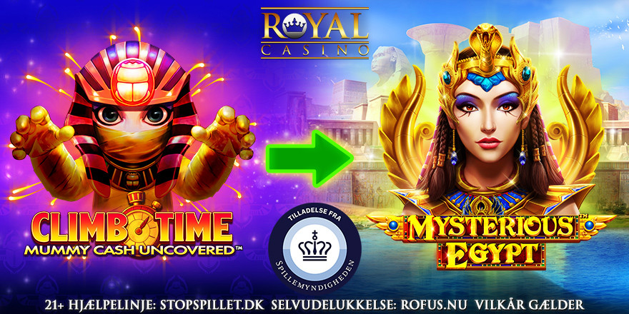 Få 100 Free Spins på Mysterious Egypt 