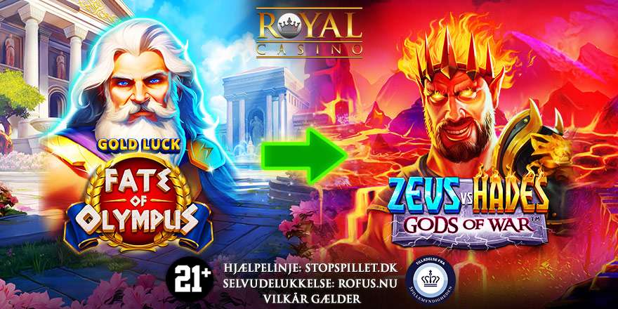 Få 100 Free Spins på Zeus vs. Hades Gods of War